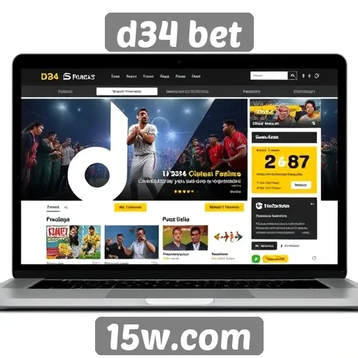 experiência do usuário no d34 bet é otimizada